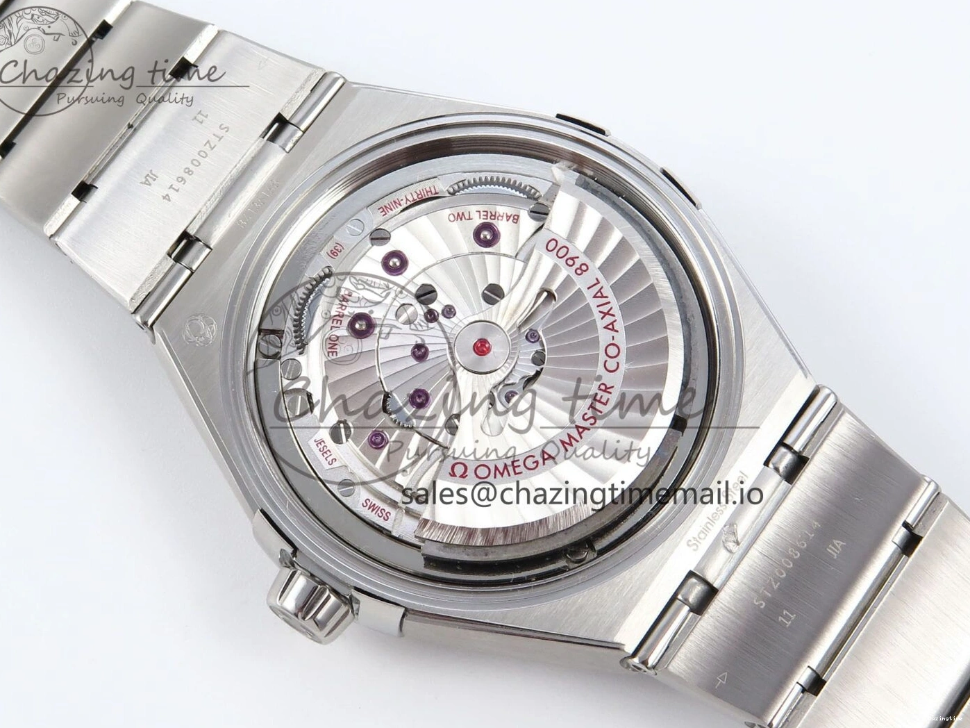 0224 Constellation 41mm SS ASWF 1:1 Best Edition Gray Dial on SS Bracelet A Breathable 7696